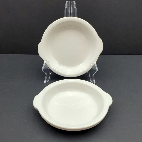 Hall Dining Hall 53 Round Au Gratin Dish Small Baking Dish Ivory